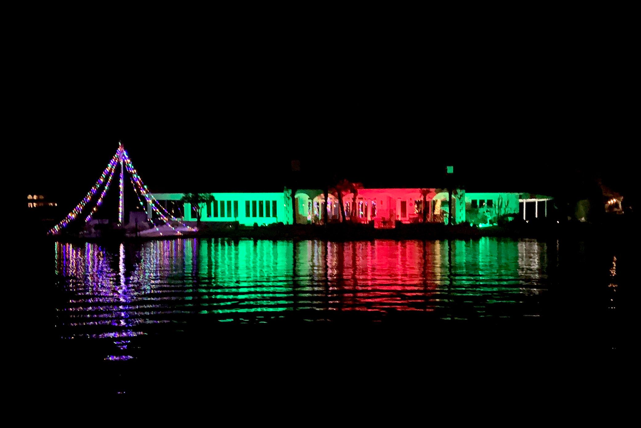 Christmas Lights on Garner Lake